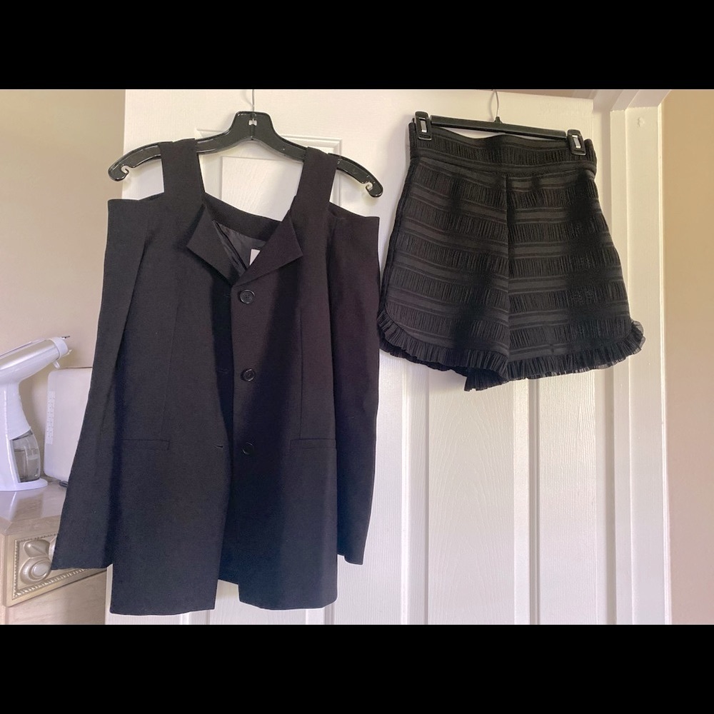 ❌SOLD❌ Maje off shoulder suit jacket